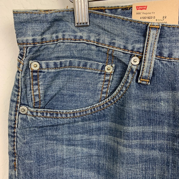 Levi’s Strauss 505 men jeans blue sz 38/34 - Picture 2 of 8